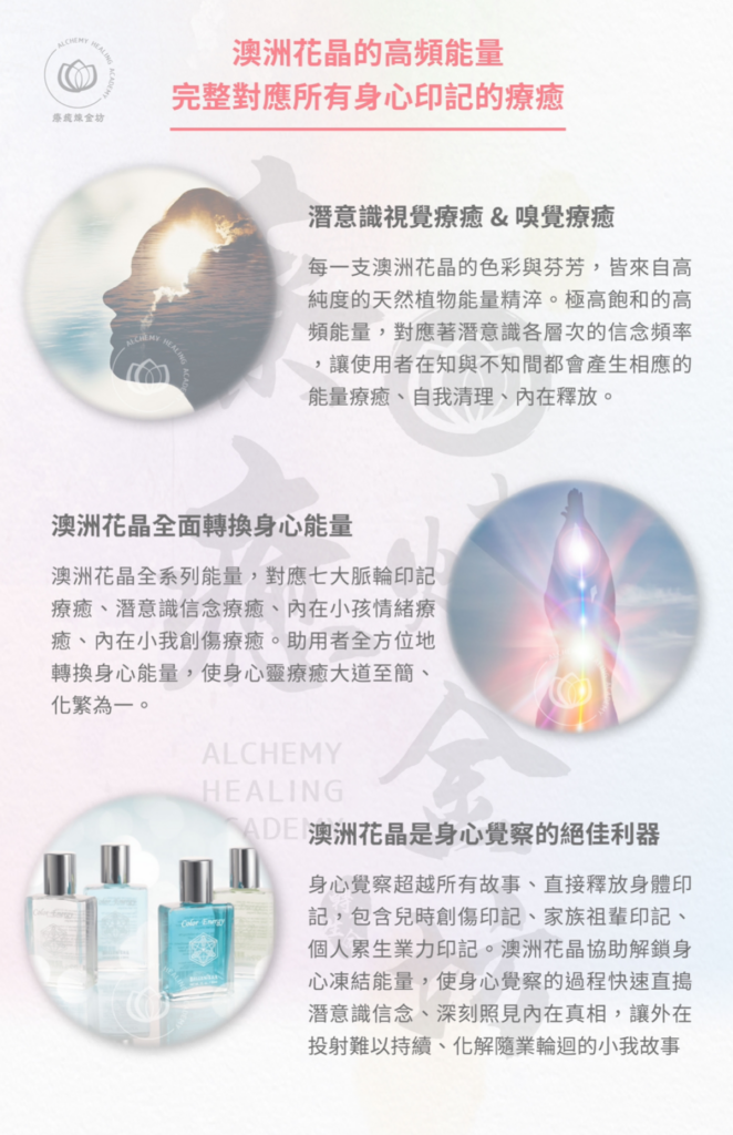 澳洲花晶全面轉換身心能量